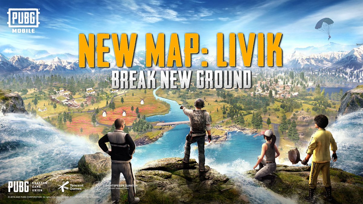 PUBGMOBILE's tweet photo. Livik is live! 🗺️ 

Break new ground with this Nordic inspired PUBG MOBILE exclusive map! 👉 https://t.co/Lvgc5qlZAp https://t.co/OjZehxM25i