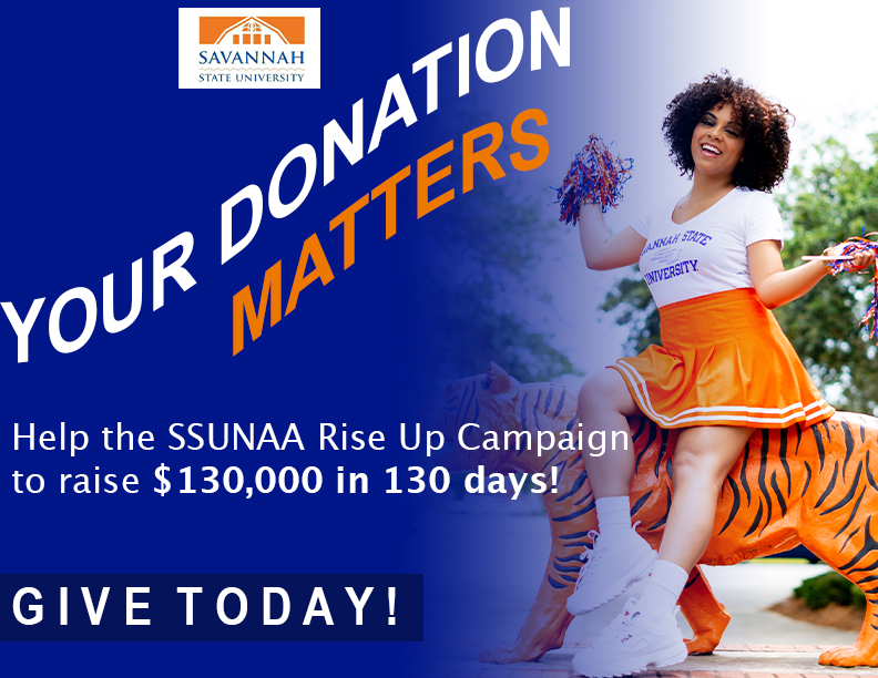 SavStateAlumni's tweet photo. Rise up Tigers and help the SSUNAA raise $130,000 in 130 days! #SSUNAA #SSU #SSUAlum #TigersGive #RiseUp 💙🐯

To give, click the link below:

https://t.co/DdCgUWJWpV https://t.co/0bjXE1kth1
