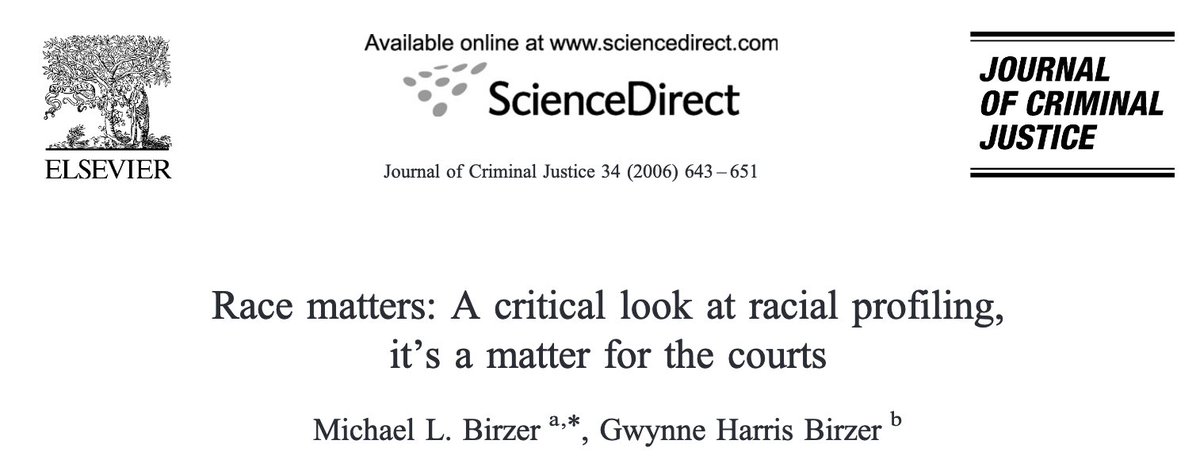 461/ The Supreme Court's "Whren decision allows police to use race as a basis for a stop while hiding behind the traffic violation, no matter how minor, as the pretext for the stop... Vice officers ... enforce ... one as trivial as stopping too long at a stop sign."