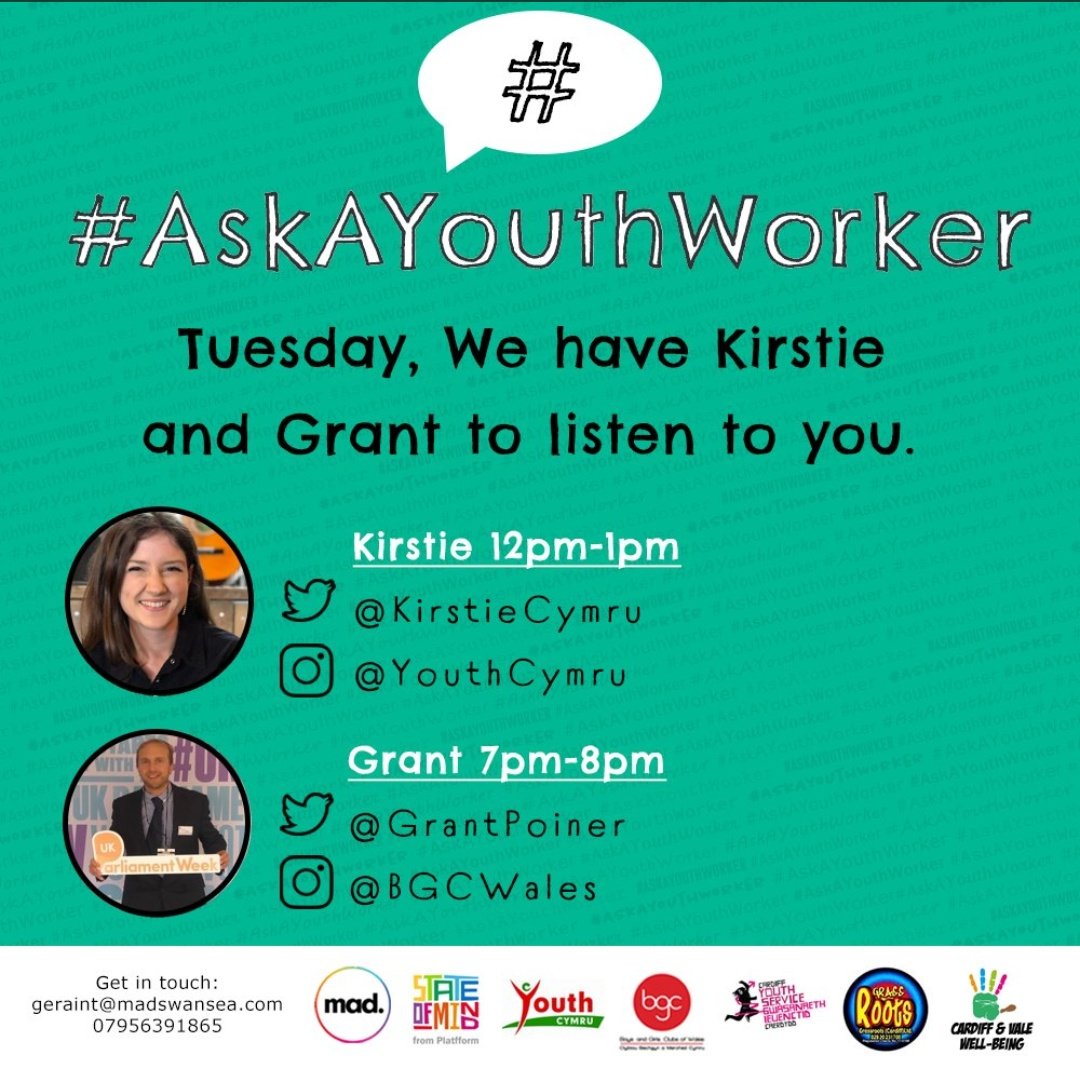 It's Tuesday evening and my turn on #AskAYouthWorker Happy to answer any questions especially about #ESC European Solidarity Corps as I attended a workshop today! I will tell you more over the next hour!