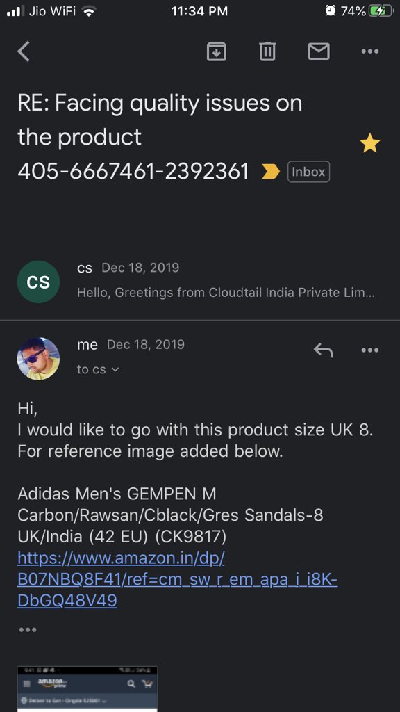 Omkar_Gorantla's tweet image. @amazonIN your customer service is at unbeatable situation I have been waiting for the product promo code more than 6 months no use, be responsible #AmazonIndia #amazonworst