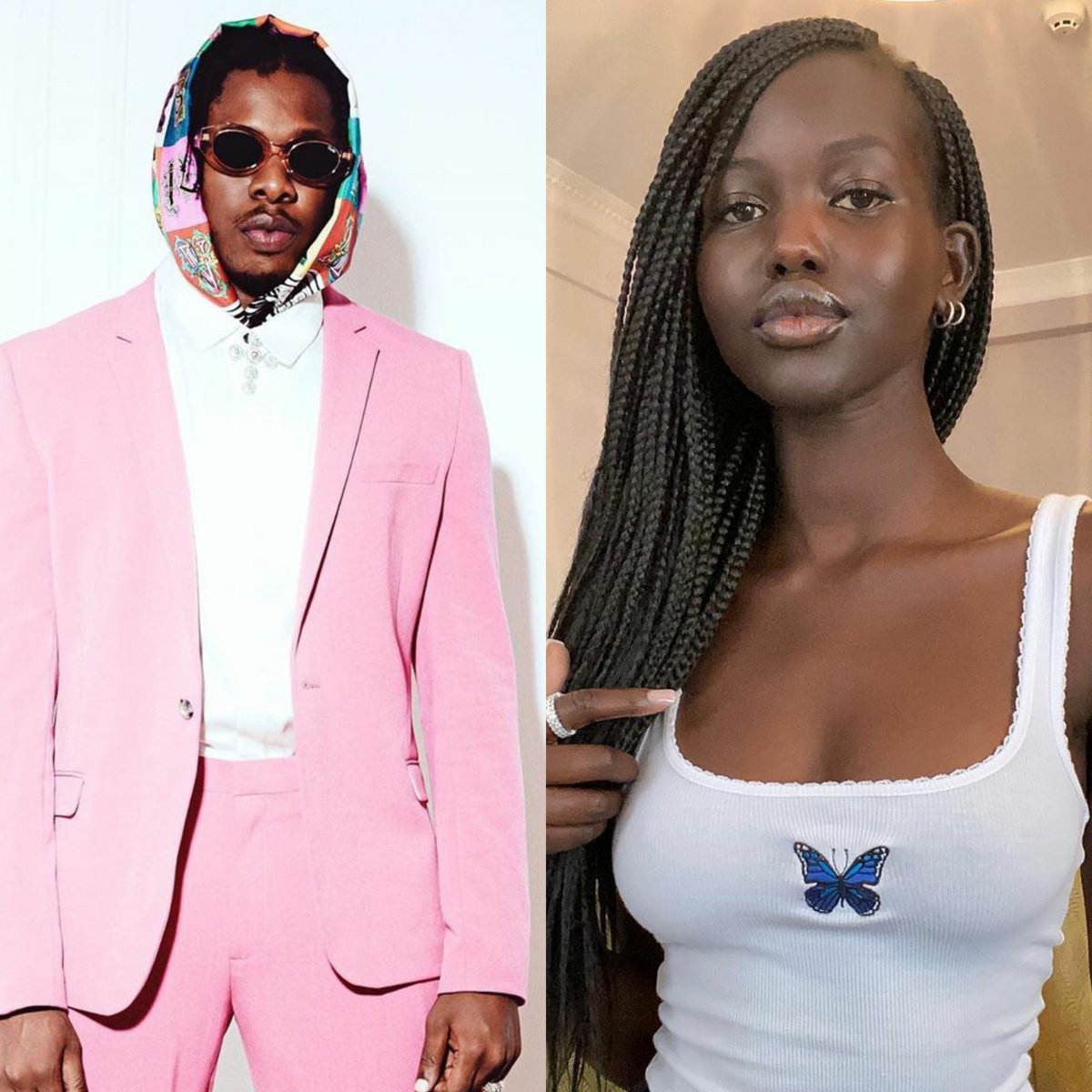chomzy05's tweet photo. Nigerian singer Runtown and Super Model Adut Akech spark relationship rumours. #tuesdayvibes #relationshiprumours https://t.co/oSFzhnFRKO https://t.co/O2z6NHTwcm