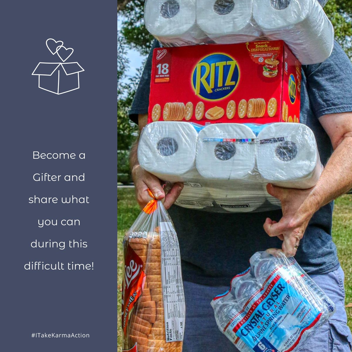 karmaaction's tweet photo. Restocking after the holiday? Please consider gifting to somebody via Karma Action💛
👉https://t.co/vxz7i5S01m

//

¿Llenando la despensa después de las vacaciones? Por favor, considere ayudar a alguien a través de Karma Action💛
👉https://t.co/vGF6tIN1mY

#itakekarmaaction https://t.co/bKWTWA3Zy8