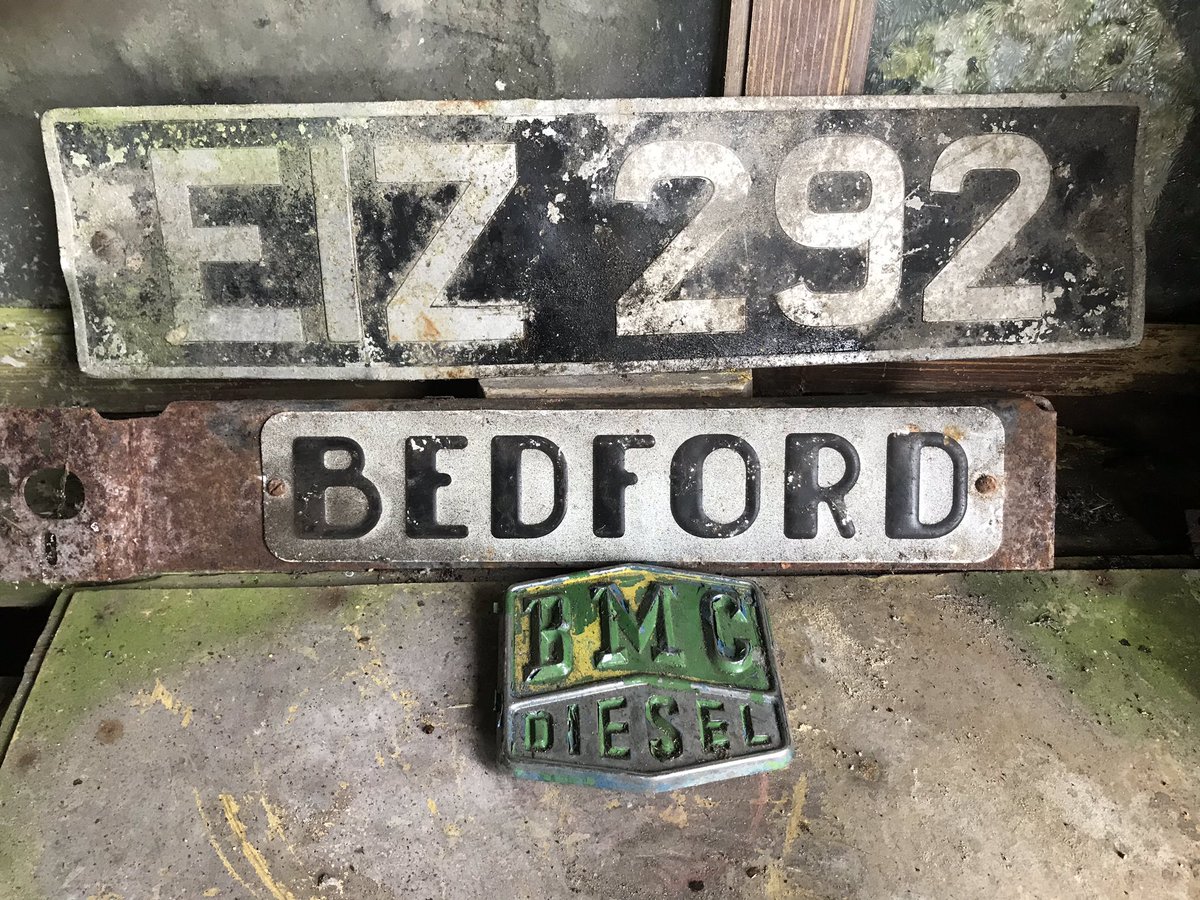 Treasured memories found during old sheds clear out!
The number plate is from Dad’s 1959 Hillman Estate, the Bedford was the TK model from the mid-60s as was the BMC Morris FFK Truck <a href="/classiclorries/">classiclorries</a> <a href="/BedfordTK/">Bedford TK</a> <a href="/IVSmagazine/">Irish Vintage Scene</a>