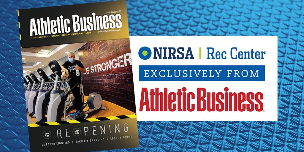 NIRSAlive's tweet photo. Athletic Business Magazine (@AthleticBiz) catches up w/ three NIRSA members to see how schools around the country have introduced a variety of virtual wellness programming in an effort to keep campus communities together even when their members are apart. https://t.co/QY0XN46UCD https://t.co/tgVFhNYIS0