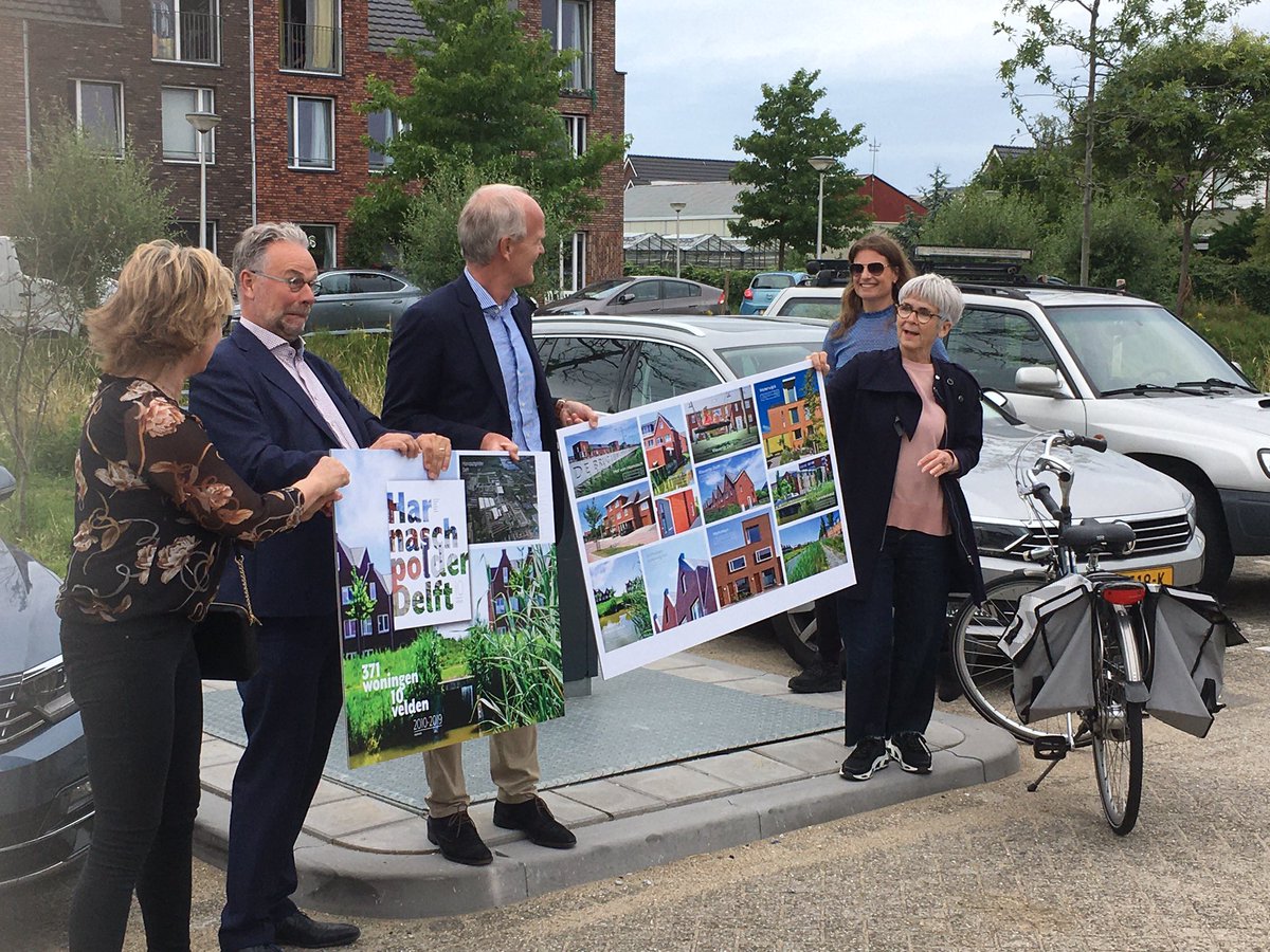 Mooie afronding van een mooie gebiedsontwikkeling, rondwandeling met Ontwikkelcombinatie Harnaschpolder CV door Harnaschpolder! #AM #VWV #Weboma
