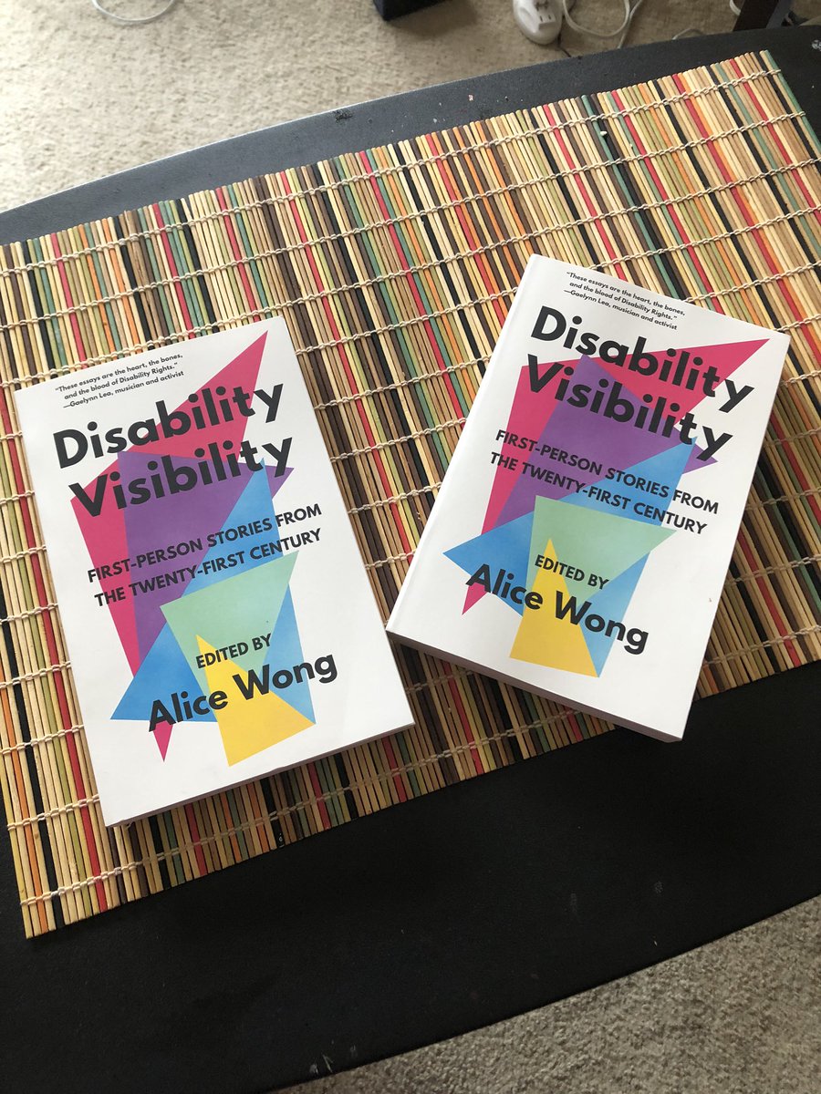 NJDC07's tweet photo. GET THIS BOOK TODAY! Sold on all platforms! Congratulations @SFdirewolf @DisVisibility Disability Visability:First-Person Stories From The Twenty-First Century Much Love ❤️ #ADA30 #Disability #Disabled #TellYourStory #DisabilityVisability #AliceWong #PowerToThePeople #Reading2020 https://t.co/GvOJ2s62pa