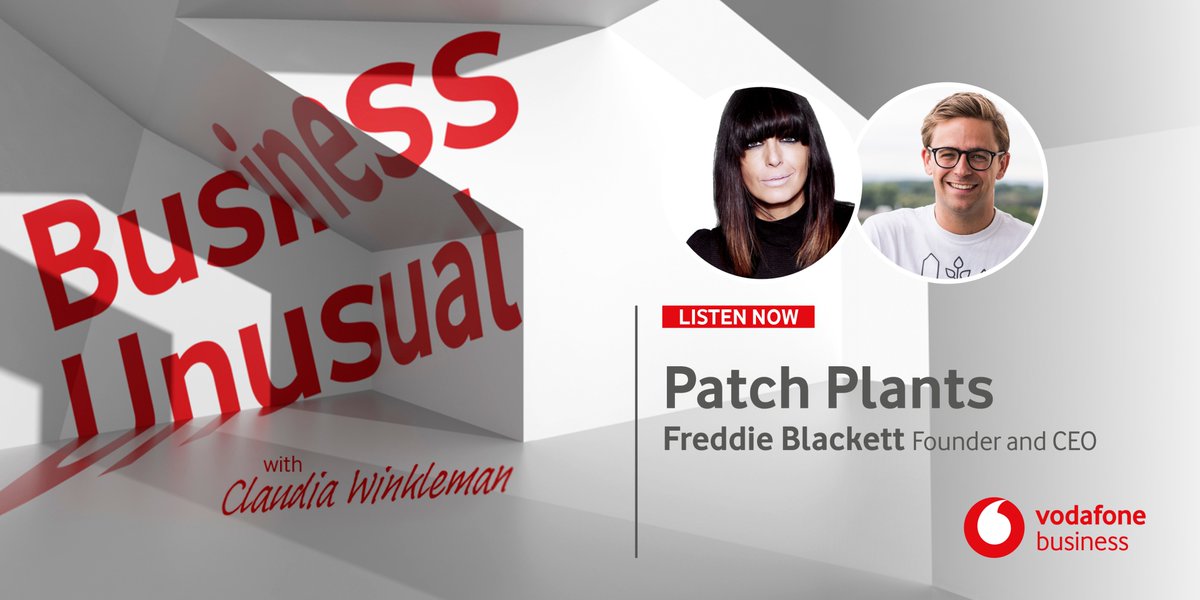 In the first episode of our #BusinessUnusual podcast series, <a href="/ClaudiaWinkle/">Claudia Winkleman</a> chats to Freddie Blackett, CEO <a href="/patch_plants/">Patch</a> - an online plant shop who had a 500% increase in sales during the period of lockdown. 
Listen now to find out how: listennotes.com/podcasts/busin… 

#KeepConnecting