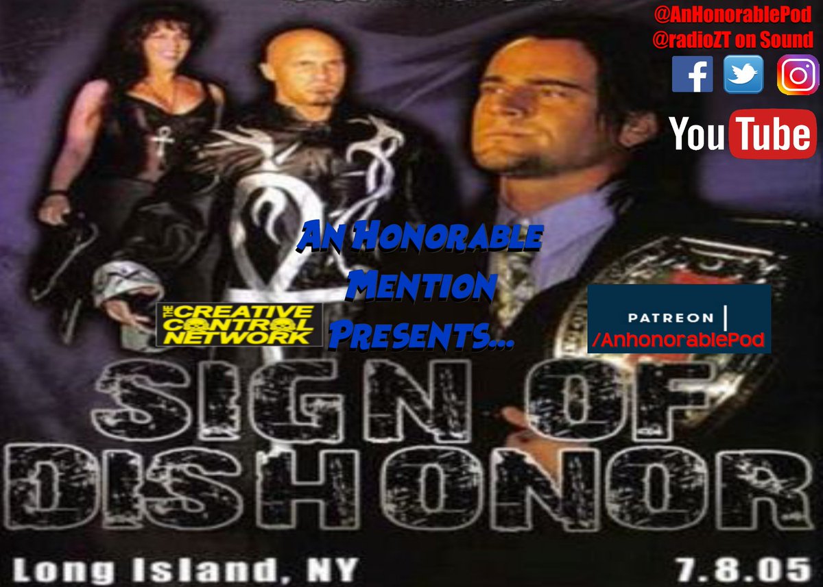 AnHonorablePod's tweet photo. Episode 122: Sign of Dishonor is live on @TheCCNetwork1, and all your favorite podcast providers! The contract signing, some of AJ's best ROH work, the Summer Of Punk, and more! #roh #rohwrestling #podcasthq #wrestling #ringofhonor #anhonorablepod
https://t.co/dT4AA5rSL5 https://t.co/mvGwjKDCkD