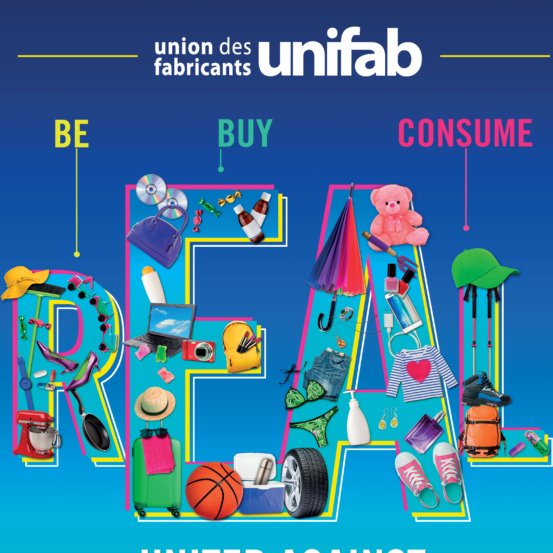 Christian <a href="/Peugeot/">Peugeot</a> of @Unifab launches French “Be Real, Buy Real, Consume Real” #counterfeits awareness campaign. Counterfeits dupe consumers, hurt the environment, and hurt the economy (€6,7 billion in revenues &amp; 38,000 jobs in France annually).  unifab.com/en/consumer-aw…