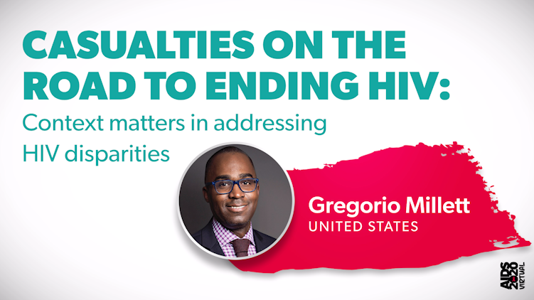AIDS_conference's tweet photo. LIVE - @amfAR Director Greg Millett is discussing the drivers of HIV-related inequities in the US and around the world at #AIDS2020Virtual. https://t.co/urr2vAI0WI