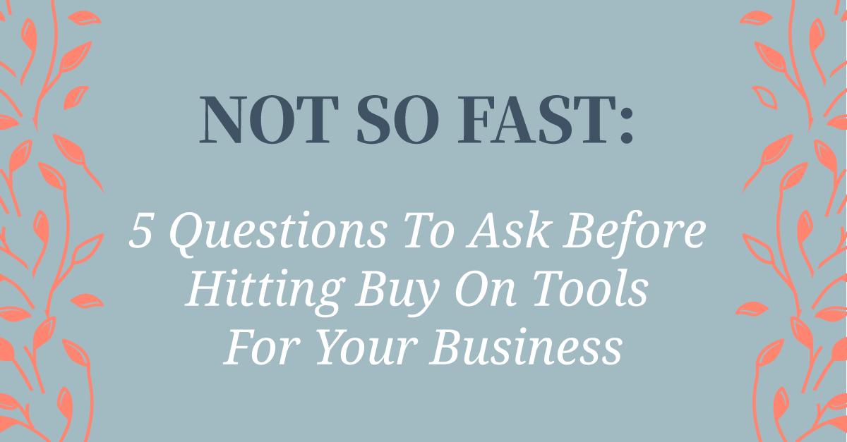 BloomHustleGrow's tweet photo. Investing in tools for your business? What you should be asking yourself before you buy 👇
https://t.co/YsZL2kafls https://t.co/HxVsOayJpz