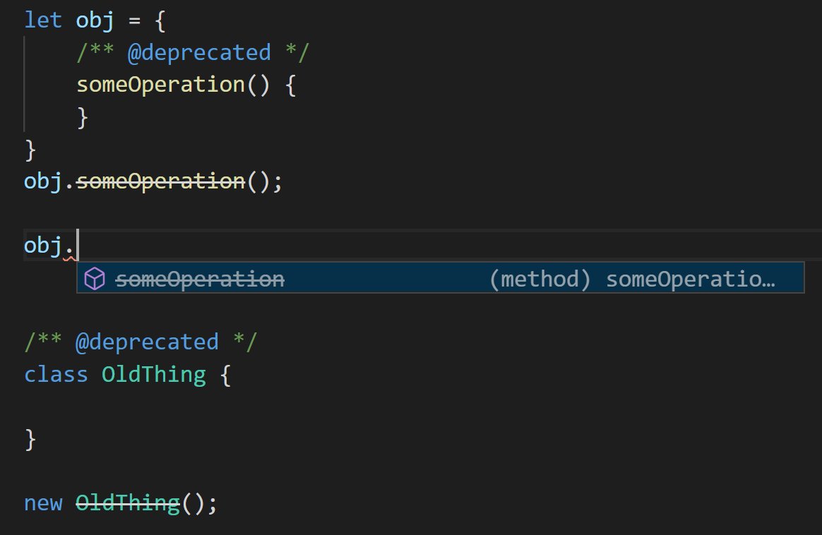 BenLesh's tweet image. #TypeScript 4.0 will add support for marking APIs as deprecated in your IDEs! (This is a big deal for library authors)

devblogs.microsoft.com/typescript/ann…