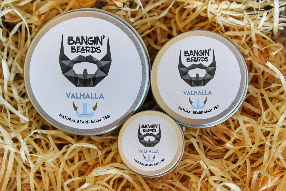 Our Valhalla is fast becoming a fan favourite. Mixing subtle hints of herbs, bold woody tones, and a zest of citrus fruit, makes this one feel like you have arrived at the gates to Valhalla. 
banginbeards.com
#valhalla #beards #beardbalm
