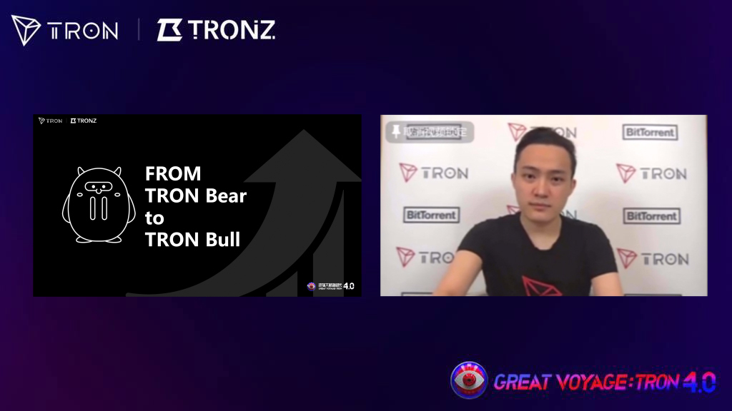 justinsuntron's tweet photo. New #TRON mascot, from the #TRON Bear to the #TRON Bull!

Cute, and signaling great things to come!

#TRONGrandVoyage #TRX #TRONConference https://t.co/n9S4NrBueo