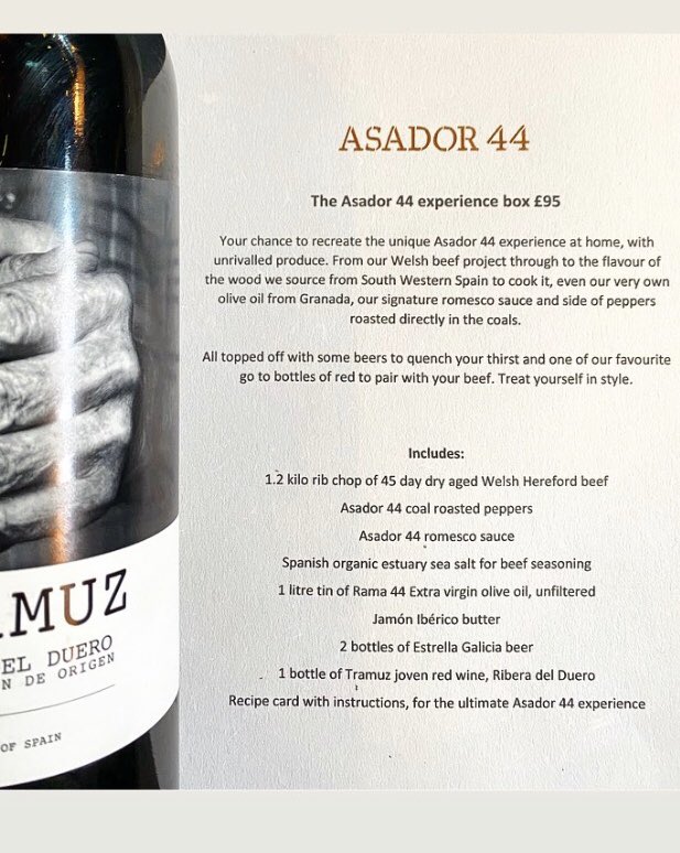 Food_A4thought's tweet photo. Look at these on offer for this weekend from @bar44tapas @Asador44 now on sale at their #Mercado44 shop on the website 
Don’t miss this - almost like being there (almost) #OnlineShop #Tapas #SpanishDining #QualityProduce #ShopLocal #SupportIndies #CardiffDining #SouthWalesDining https://t.co/SH9qocUZjG