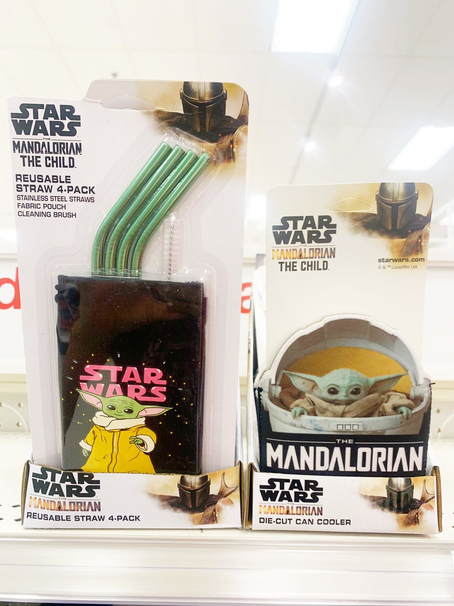 LMVLblog's tweet photo. @themandalorian reusable straws and can cooler! These will be amazing for when the parks reopen! Love it! <..> 
📍 @target Irvine Spectrum #babyyoda #starwars #target #targetmom https://t.co/d7OCUILzIC