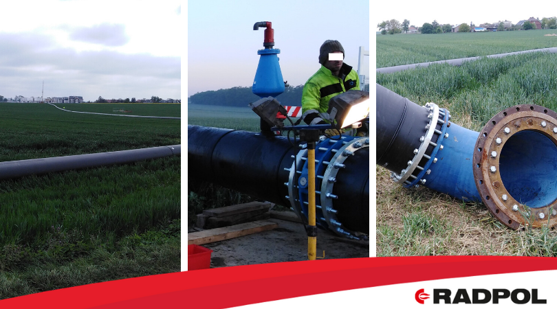 RADPOL2's tweet photo. We are proud that our pipe solutions help the local community to develop their sustainability. We present case in Koscielna Wieś, where our PE100 pipes were used to build a temporary bypass for the sewage treatment plant sewer. See more: https://t.co/5RmLE68Xyf https://t.co/hYMaAiBhqZ