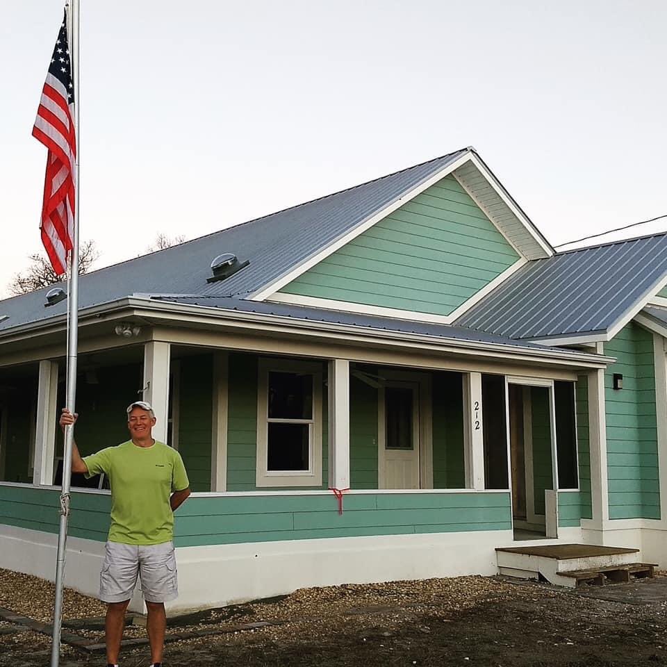 Happy Homeowner who chose to build with #FoxBlocksICF and weathered Hurricane Michaels 155+ mph winds &amp; 6 ft tall wall of water. 🌪🏠🌊

Build with Strength &amp; Build to Last 🦊 foxblocks.com
