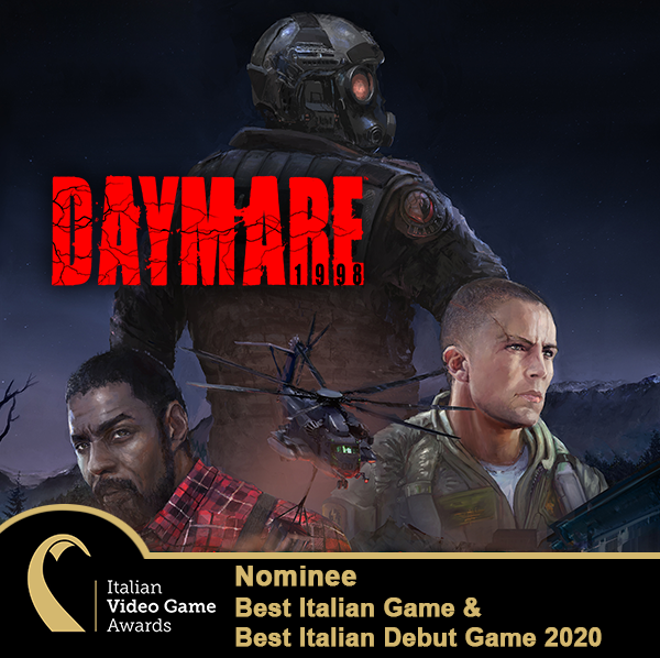InvaderDevs's tweet photo. Happy to announce our nomination to the Italian Video Game Awards 2020 with Daymare: 1998 for the categories Best Italian Game and Best Italian Debut Game

The award ceremony is set for July 15 at 9:00 PM CET on the official accounts of @IIDEAssociation 

Good luck!!

#IVGA2020 https://t.co/oImBHV5GMQ