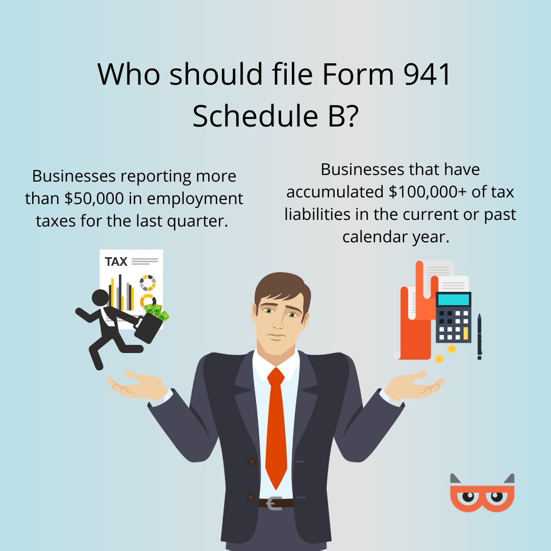 taxbandits's tweet photo. TaxBandits helps you file #Form941 #ScheduleB based on the information you provide while completing your Form 941. To learn more about filing Schedule B in minutes, follow the link below.
https://t.co/7ZxAx5A8dV https://t.co/KLmisWb3OG