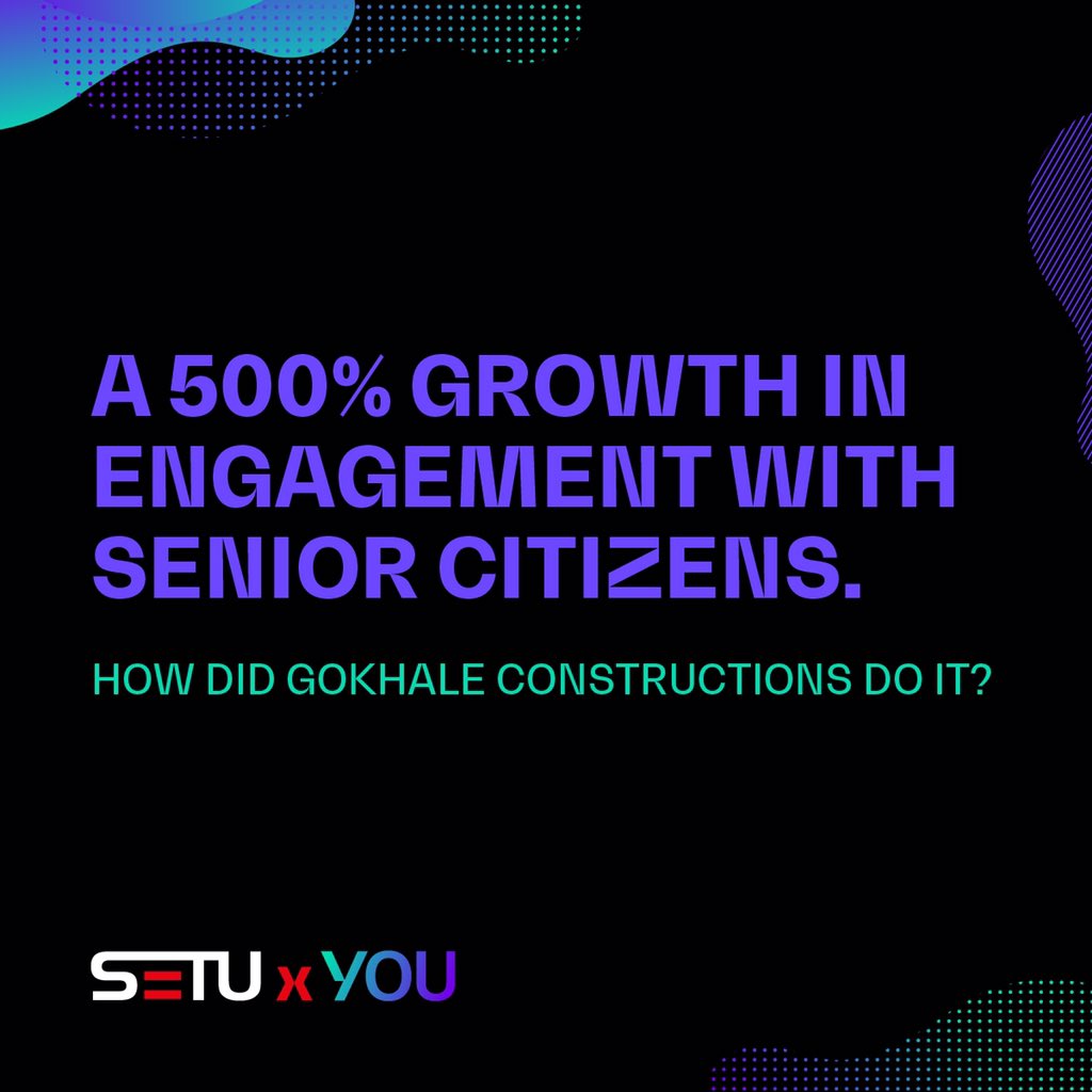 followSetu's tweet photo. During the lockdown, Gokhale Constructions did something meaningful on-ground to create an online connection that spread wider and became stronger. What was it? Well click on the link below to know how Setu delivered it, effectively!
https://t.co/044gO10yt4
#Setu #SetuxYou https://t.co/kYc0KYLtLI