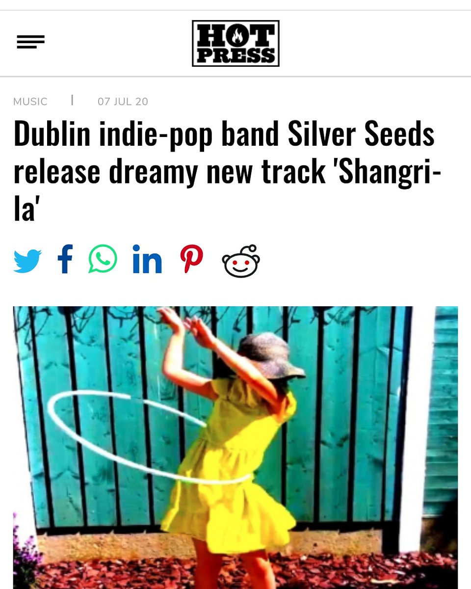 NoisyLakeManage's tweet photo. Ahh @hotpress has been so good this week. Thank you for promoting @kryanlive "I always Knew" &amp; @Silverseedsoff1 "Shangri-la" both tracks are out now #NewMusicAlert https://t.co/TpIG15E9bQ