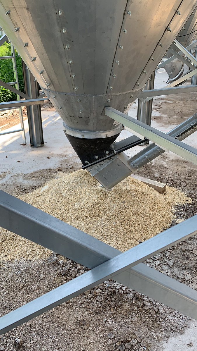 Driest year ever and my new silos are taking on humidity and and bridging. Old silos had the bottom come ring on the inside and are fine. Any ideas?