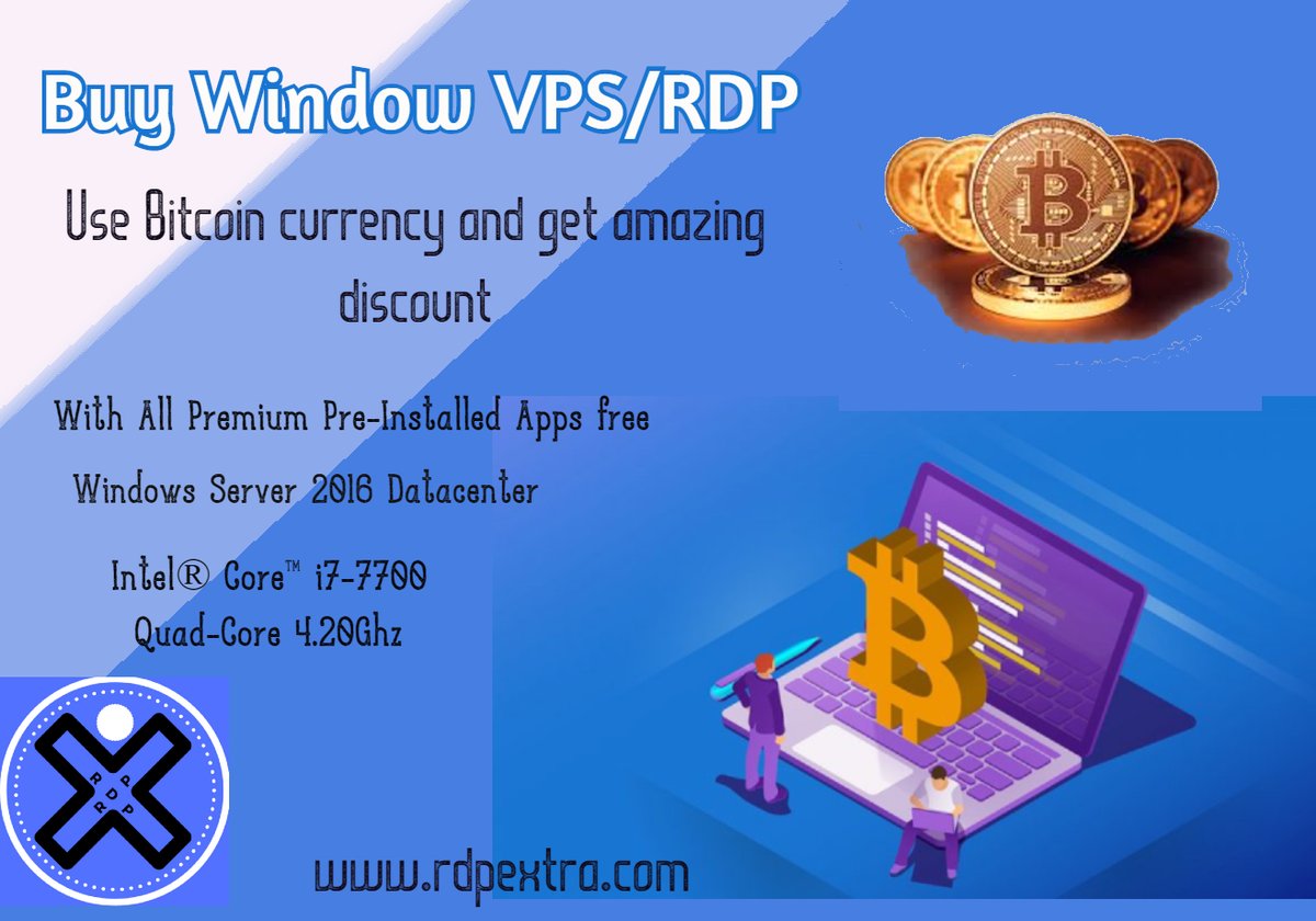 RdpExtra's tweet photo. BUY WINDOWS VPS/RDP with Bitcoin.
https://t.co/Nec6mgW8aK
#bestRDP #RDP #cheapRDP #VPS #Windows10 #bitcoin #buyRDP #2016datacentre #Wheretobuy #rdpextra https://t.co/mJqdB4RZWH