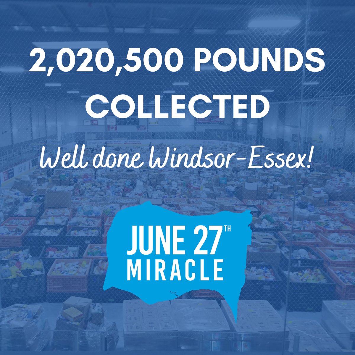 The incredible results of the #June27Miracle make me so proud of our community! Thank you to everyone who donated goods and volunteered toward this phenomenal effort to help those who need it most. You are why #YQGStandsStrong!