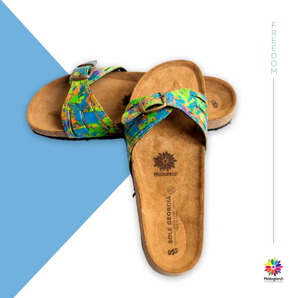 KayMawutor's tweet photo. As an SM fan de3, I'll recommend this to my people. This footwear was made using plastic waste from the streets of Accra. It's called the #Mckingtorch FREEDOM. U take ur leg chok inside norrr, away bus.....no stress.
#MckingtorchFootwear https://t.co/nnvTkTvMth