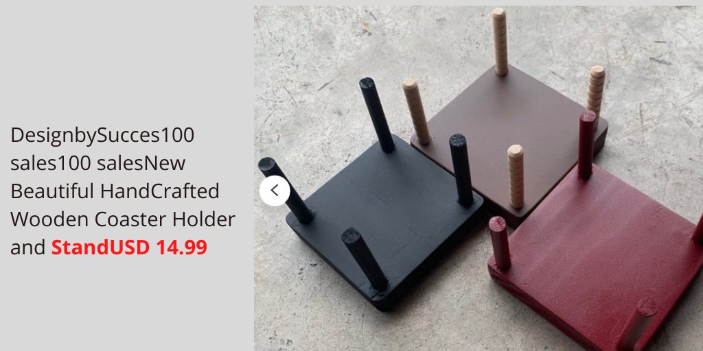 designbysucces's tweet photo. Need hand made Wooden Coaster Holder! shop now just click on the link https://t.co/5zDG0v9jKg #design  #handmade #onlineshopping #designbysucces #RipEllen https://t.co/GJcVkpA0M8