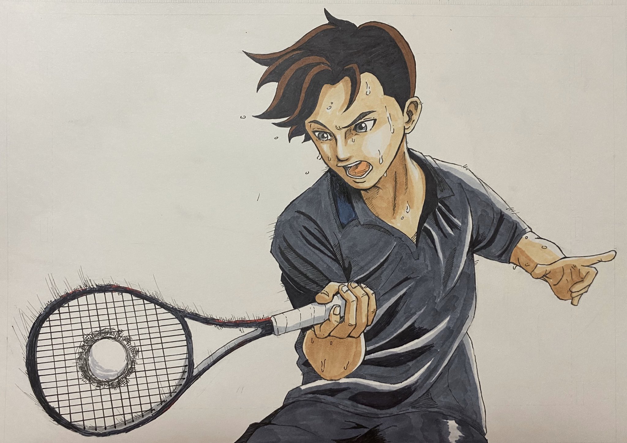 ソフトテニスの絵 Softtennis No E Twitter
