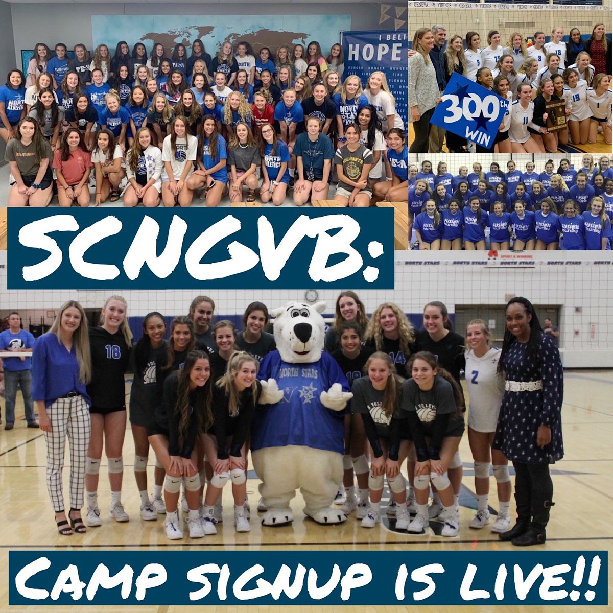 SCN Girls Volleyball tweet media