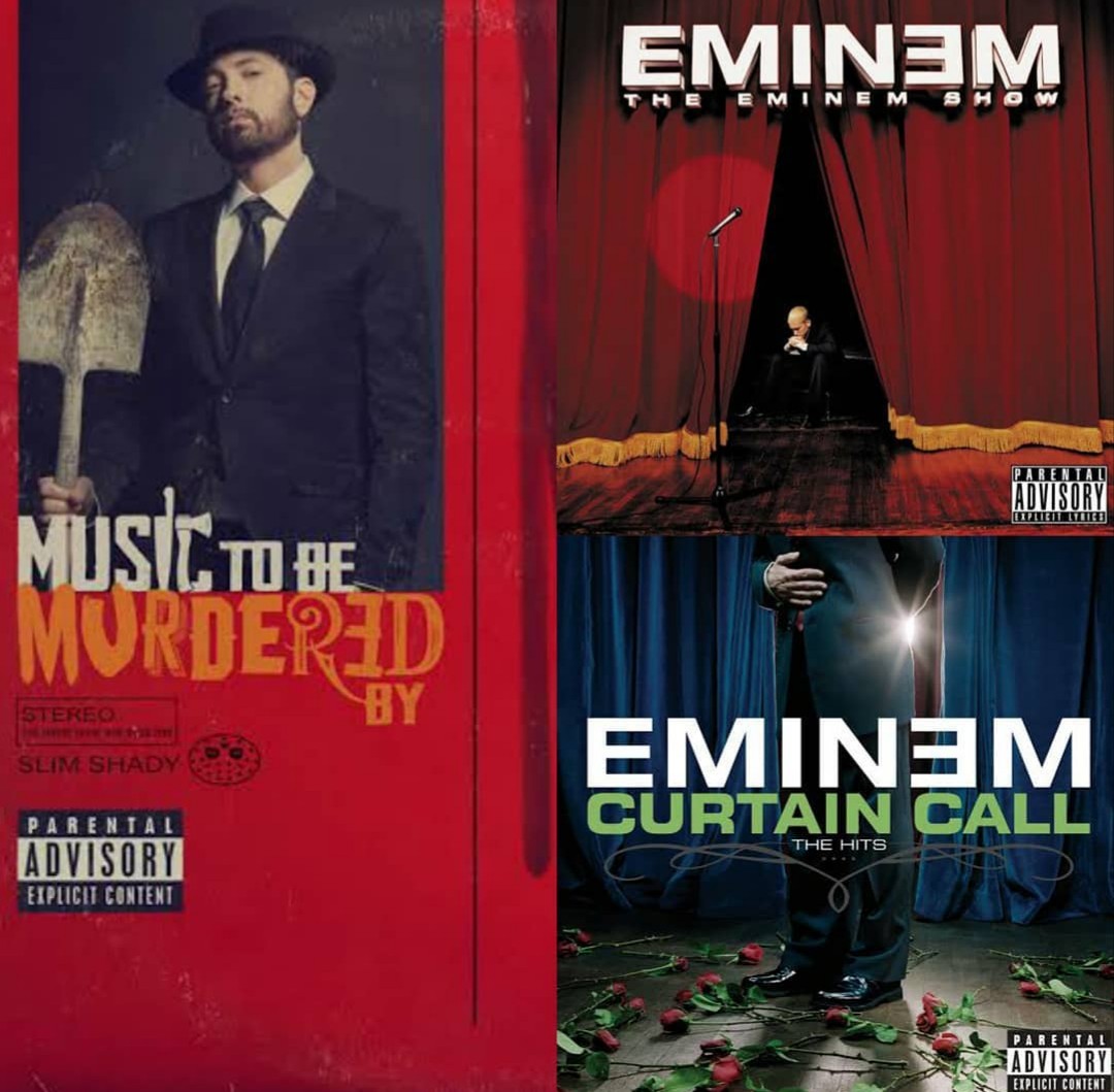 Billboard 200:

#73 (+13) Music To Be Murdered By

#144 (+1) The Eminem Show

#180 (YENI GİRDİ) Curtain Call The Hits

#hasankeyf #Ask101 #7temmuz #betulascitutuklansin #klinikpsikologundur #TikTok #هشام_الهاشمي #Eminem #RapGod #Godzilla #MusicToBeMurderedBy #Spotify
