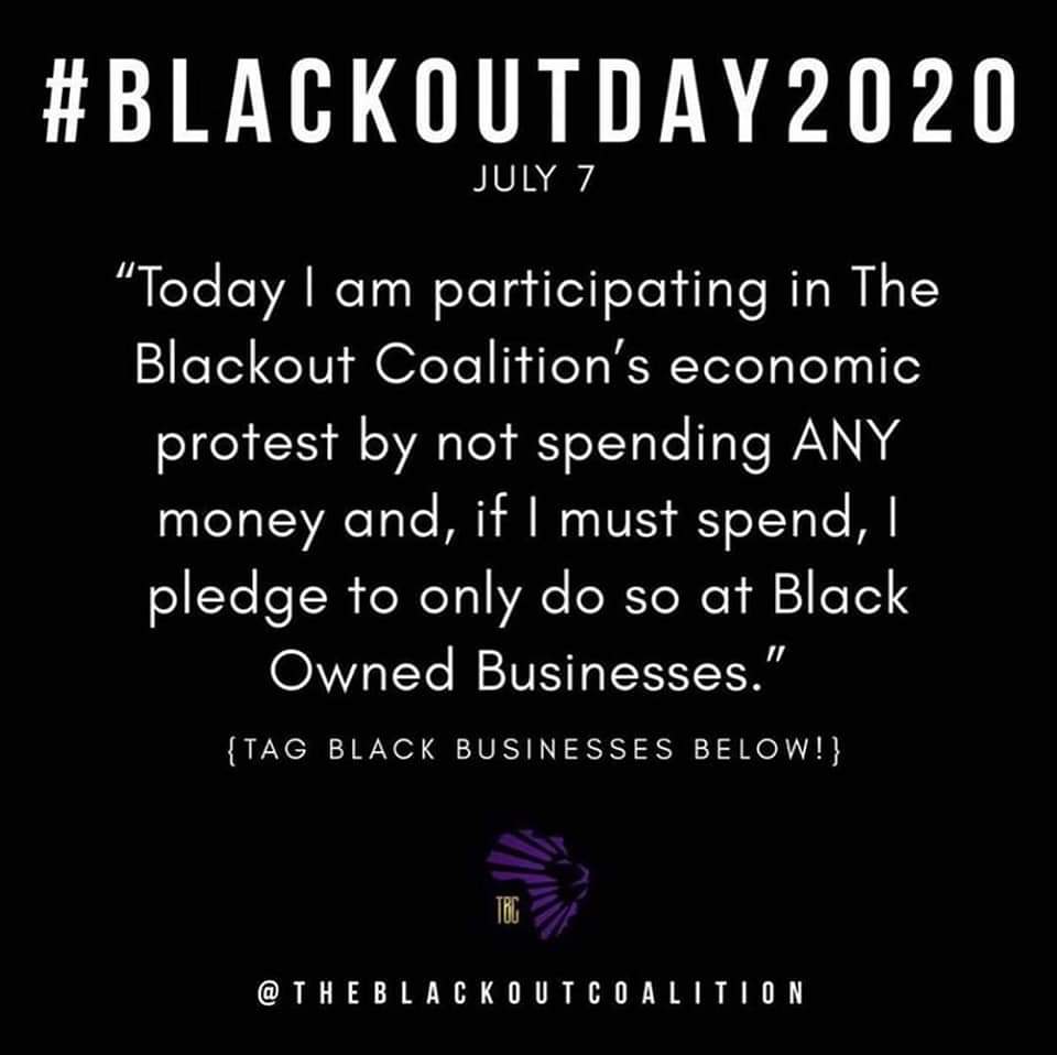 QueenShep88's tweet photo. #BLACKOUTDAY2020 ✊🏾✊🏾✊🏾 https://t.co/isAyaLAx8e