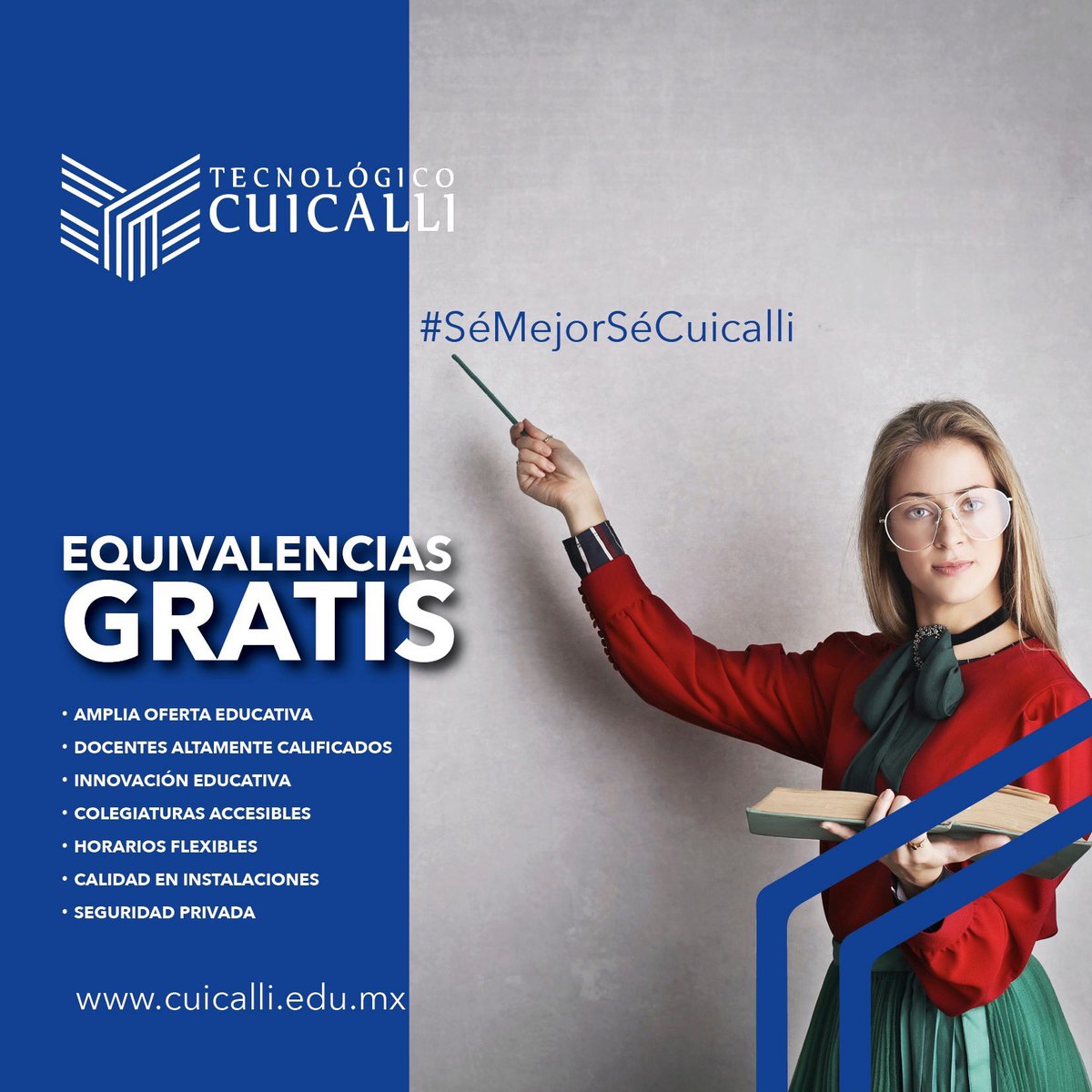 Este es el momento para poder hacer el cambio. En #TecnologicoCuicalli contamos con EQUIVALENCIAS SIN COSTO. ¡Contáctanos!
🌐cuicalli.edu.mx
📱Whatsapp: 55-6814-4543
☎️Tel: 7090-7005 / 7090-9272
#SéMejorSéCuicalli <a href="/CdSatelite/">Ciudad Satélite</a>