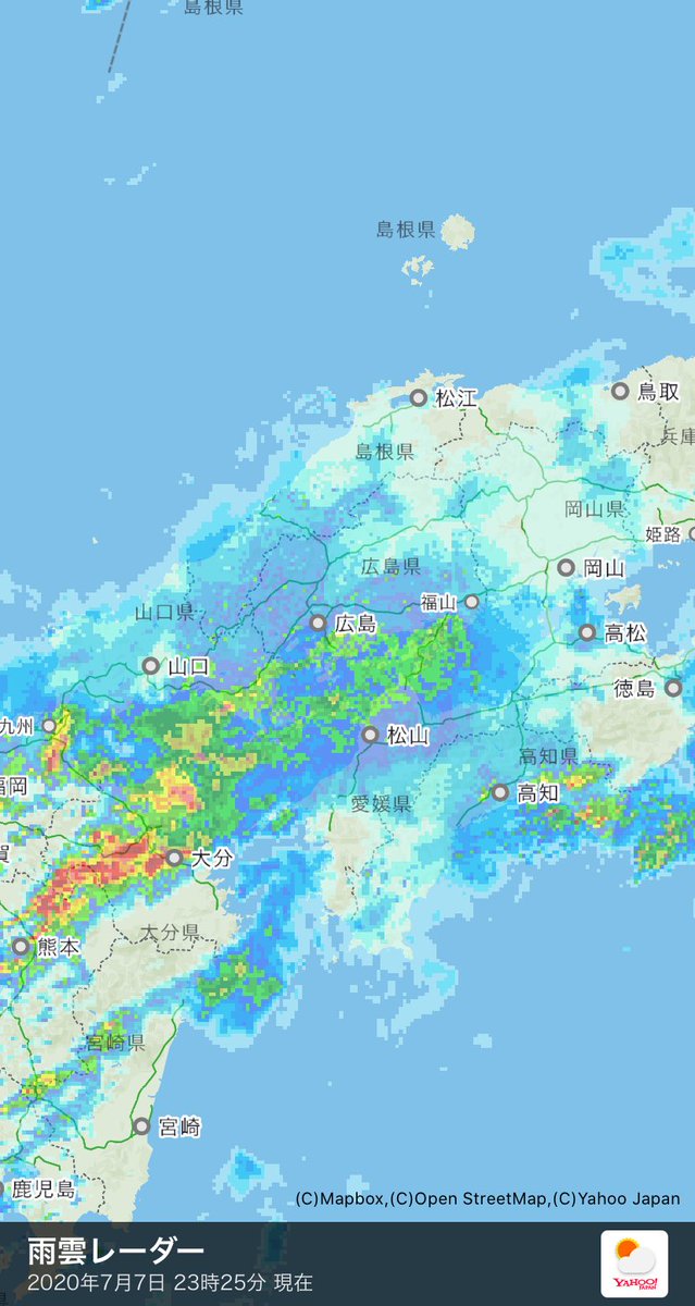 岡山 雨雲 レーダー