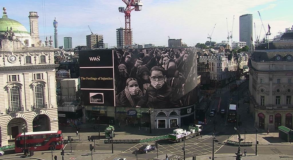 mr_andersonltd's tweet image. If you are near Piccadilly Circus over the next few days check out our work with WHATWESEEE LTD for Black Lives Matter   - ‘a photographic observation of diverse voices, faces and emotions united by pleas to end systemic racism’
@Whatweseee 
 #BLM #BlackLivesMatter #WhatWeSeee