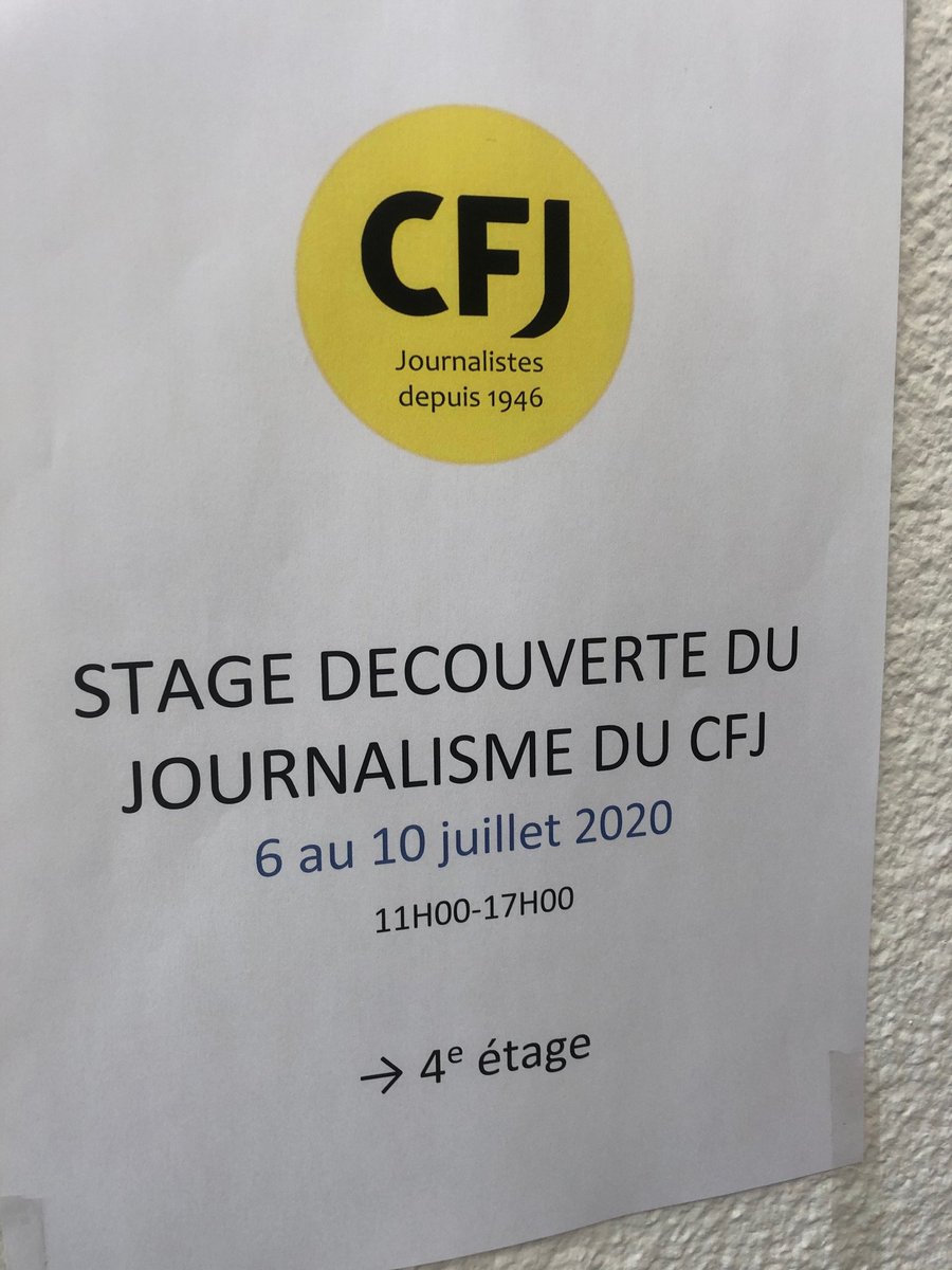 EstelleFaure's tweet photo. Ils sont 14 et motivés comme jamais pour apprendre le métier de journaliste. Cette semaine, @cfjparis accueille son premier stage de découverte des médias pour les 15-20 ans, avec plein de chouettes intervenants : fake news, réseaux sociaux, JT, radio... Une énergie inspirante ! https://t.co/GHou5A2NAM