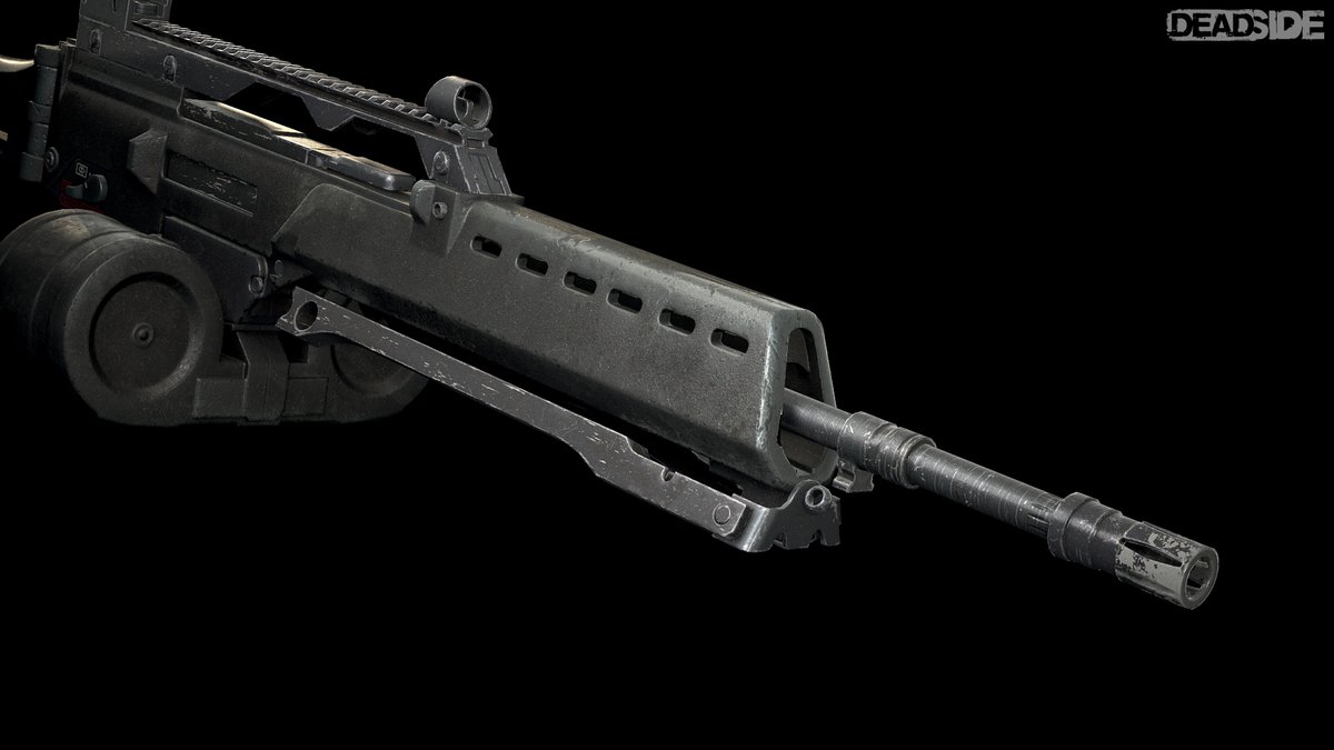 DeadsideGame's tweet photo. Heckler-Koch MG 36 https://t.co/KkkOUBTiy1