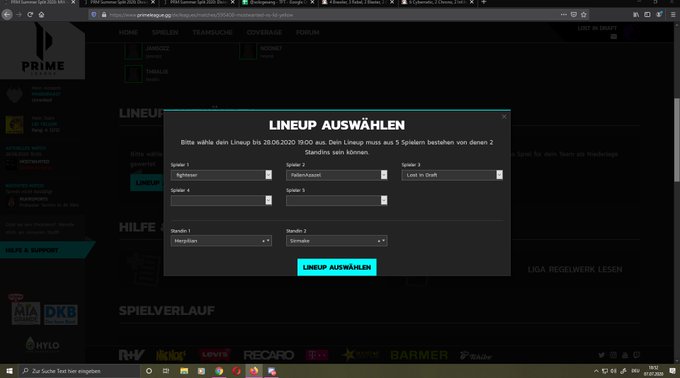 ARA_MostWanted's tweet photo. Nachdem @DraftLost den post nun gelöscht hat , würde ich nun doch gerne mal selber das Wort dazu Ergreifen. Mich öffentlich so hinstellen das ich nix von Fairplay halte ist eine Sache aber dann Screens vom Spieltag Faken weil man kein Lineup abgesendet hat ist eine andere Sache. https://t.co/52HruJRYkd