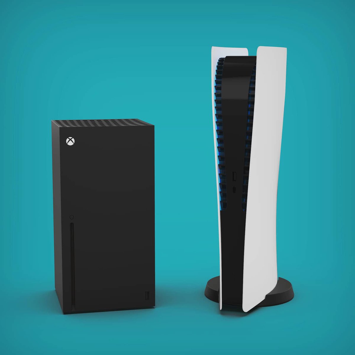 ZONEofCONCEPTS's tweet photo. The ultimate question! Xbox Series X or PlayStation 5? 🤔 Let us hear your reasons in the comments! Also, I'm very interesting in what might sway you outside of the games themselves, what else do you look for in a console? https://t.co/irv6Id3koR
