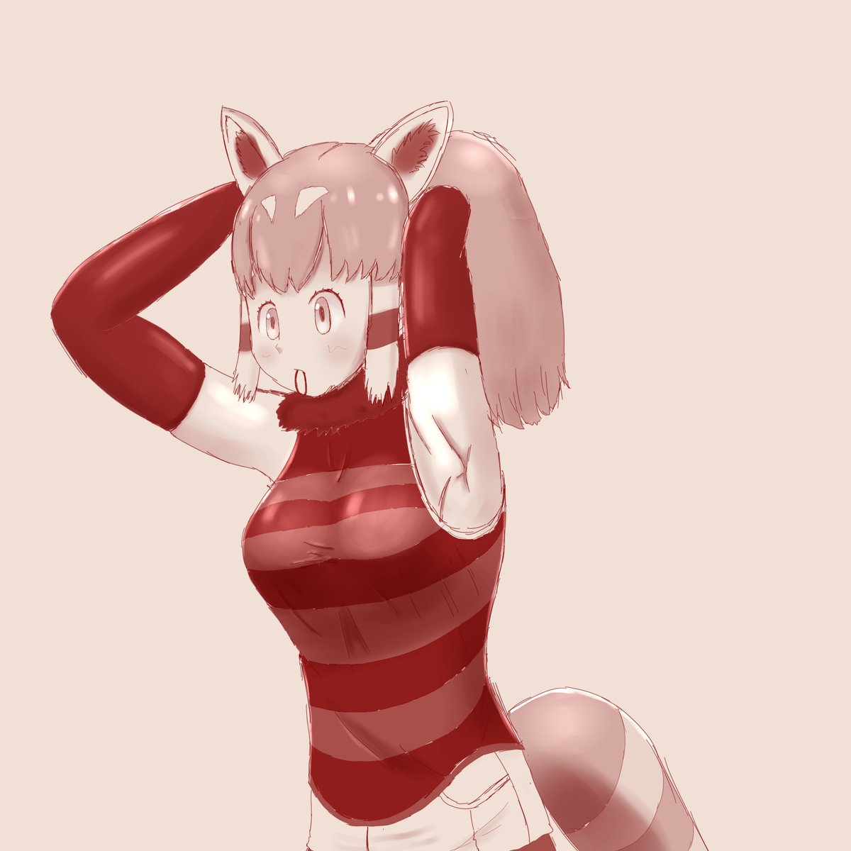 (また尻尾忘れてた) 