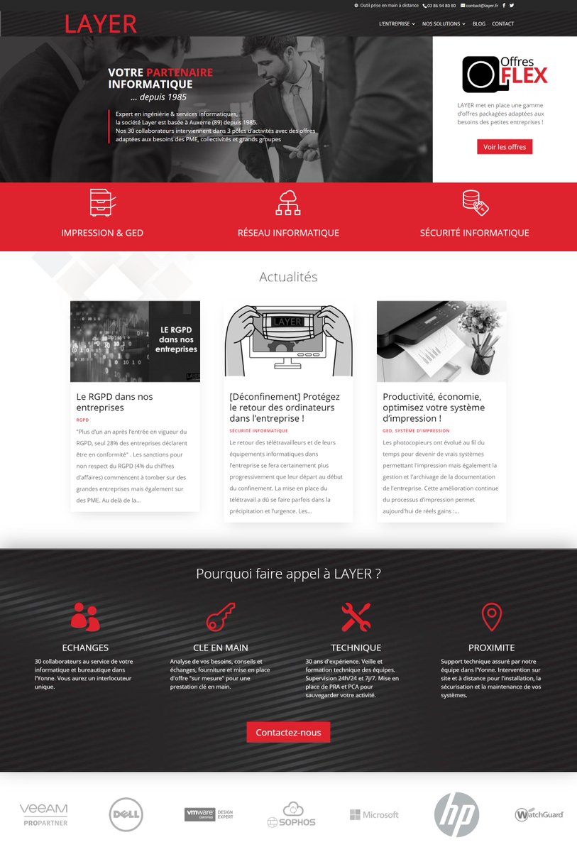 Layer_fr's tweet photo. [Nouveau] Le site LAYER profite de l'été et s'est refait une beauté ! Nous avons détaillé nos services et avons créé un blog sur l'informatique. Allez jeter un coup d’œil et dites nous ce que vous en pensez. 👉 https://t.co/IZRw3BohVo 👈

#LAYER #informatique #yonne https://t.co/PeOKYa8fyY