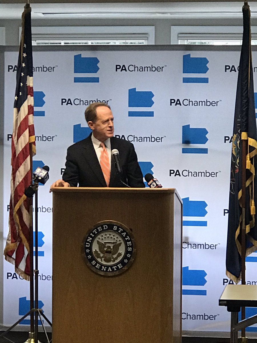 PAChamber's tweet photo. Business operations and challenges in the #COVID19 era is the subject of a Roundtable discussion here at the @PAChamber today. We welcome @SenToomey for this important dialogue with #GeneBarr, @RepScottPerry and our members today. https://t.co/90Gjx01VTV