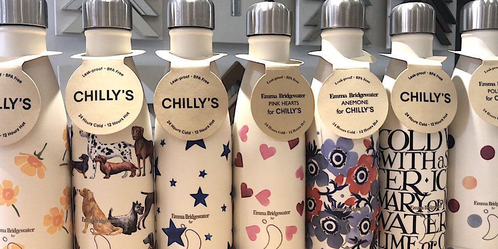 Today we present some familiar designs by creative &amp; inspirational Emma Bridgwater. Chilly’s products are constructed with advanced double wall vacuum technology, giving the reliable and consistent performance we love. 😀🌶 <a href="/Chillysbottles/">Chilly's</a>  #hydrateinstyle #24hourscold