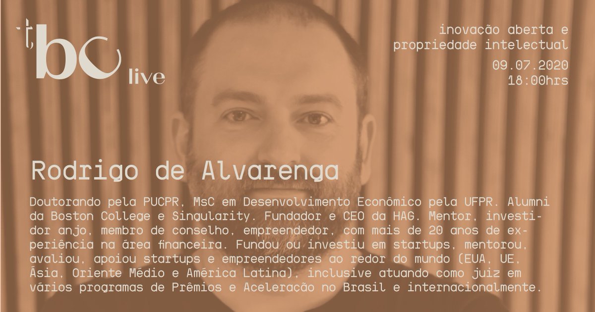 TBusinessChange's tweet photo. A HAG atua há mais de 10 anos no mercado de Inovação e Transformação de Negócios foi por isso que convidamos o Rodrigo CEO da HAG para esse bate papo sobre Inovação Aberta e PI
Link: https://t.co/P9FjzmSmB2
#transformacãodenegócios #businesschange #beachanger https://t.co/e1fWOKjXTT