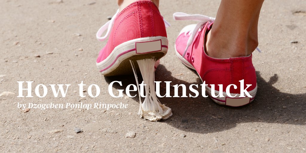 ponlop's tweet image. We don't have to remain #stuck in our #habits. We can get unstuck! Rinpoche explains how. buff.ly/2ZIBMzd