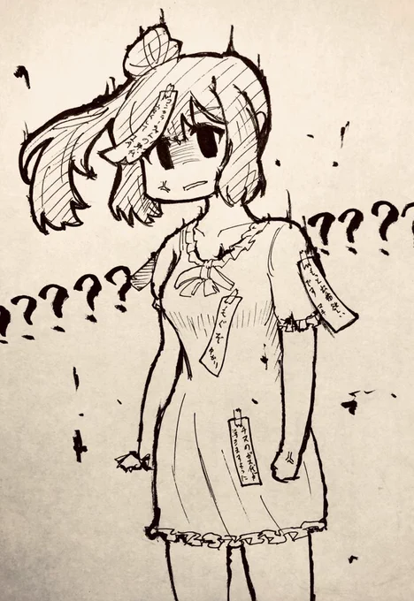 去年七夕に描いたささらさん 